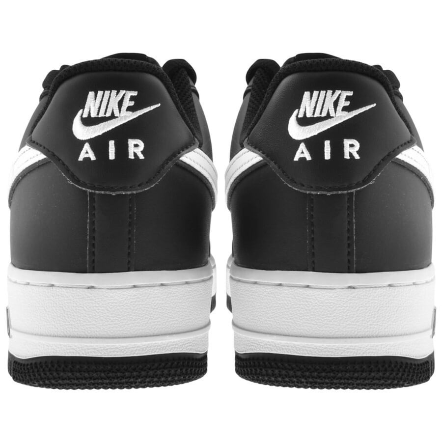 Nike white  and  black air force 1 07 an20 trainers top